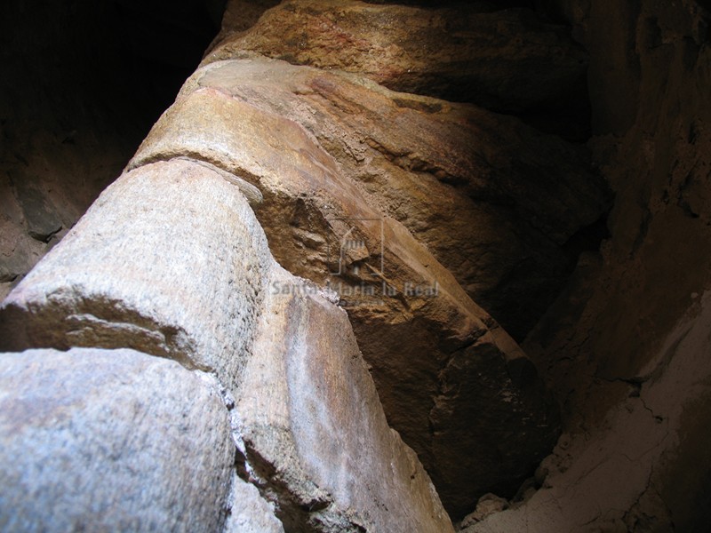 Detalle de la escalera