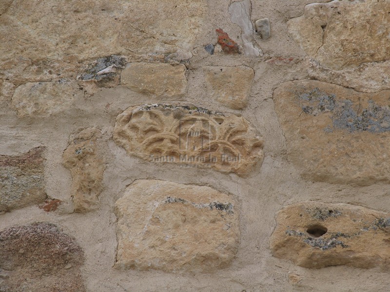 Detalle del paramento de la muralla