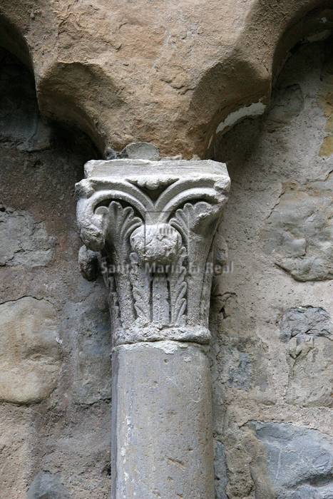 Capitel del patio de la Cámara de Comptos
