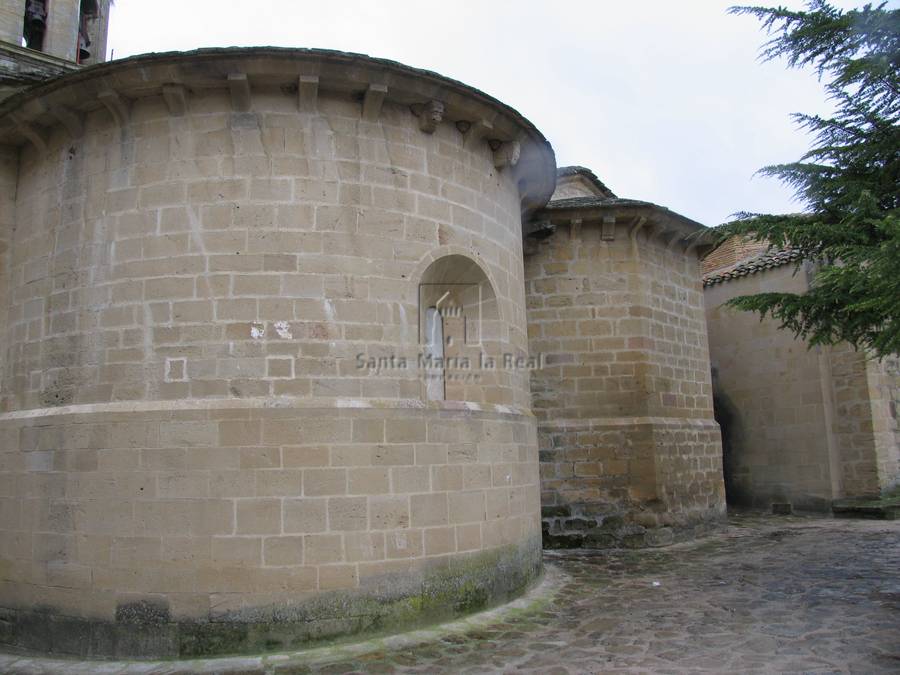 Vista exterior del ábside
