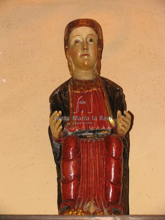 Vista general de la imagen de Nuestra Señora de los Huertos