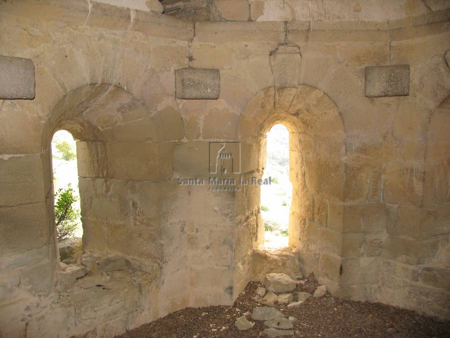 Detalle del interior del cuerpo alto