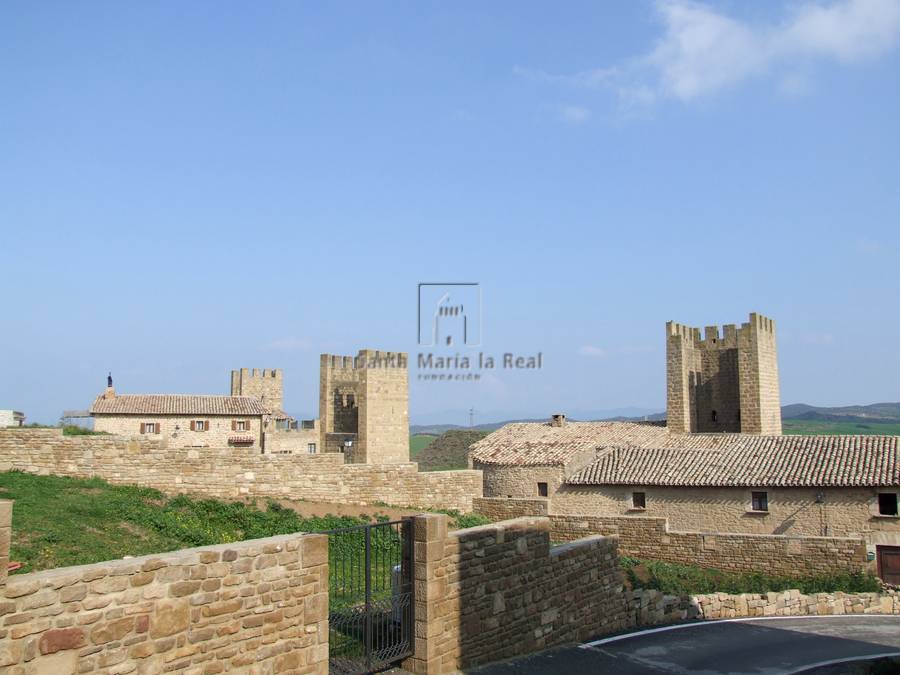 Vista desde el interior del recinto amurallado