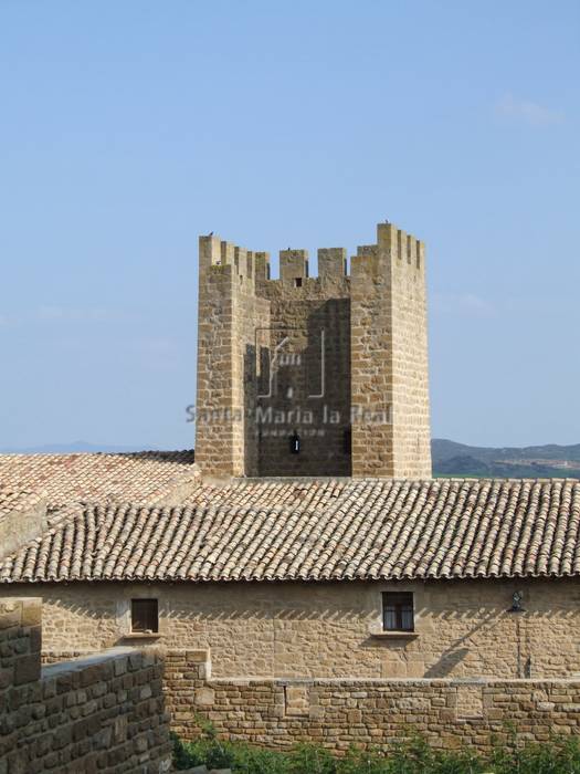 Vista desde el interior del recinto amurallado