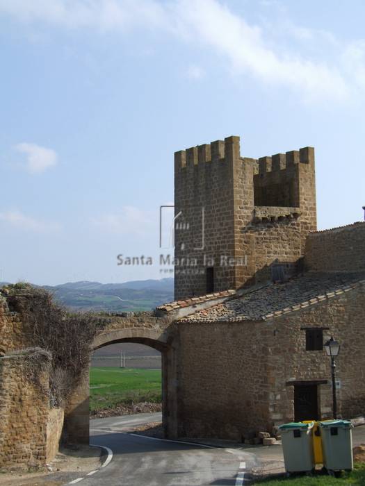 Vista desde el interior de puerta de acceso al recinto amurallado