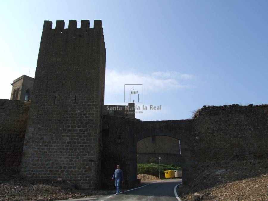 Vista del exterior del recinto amurallado