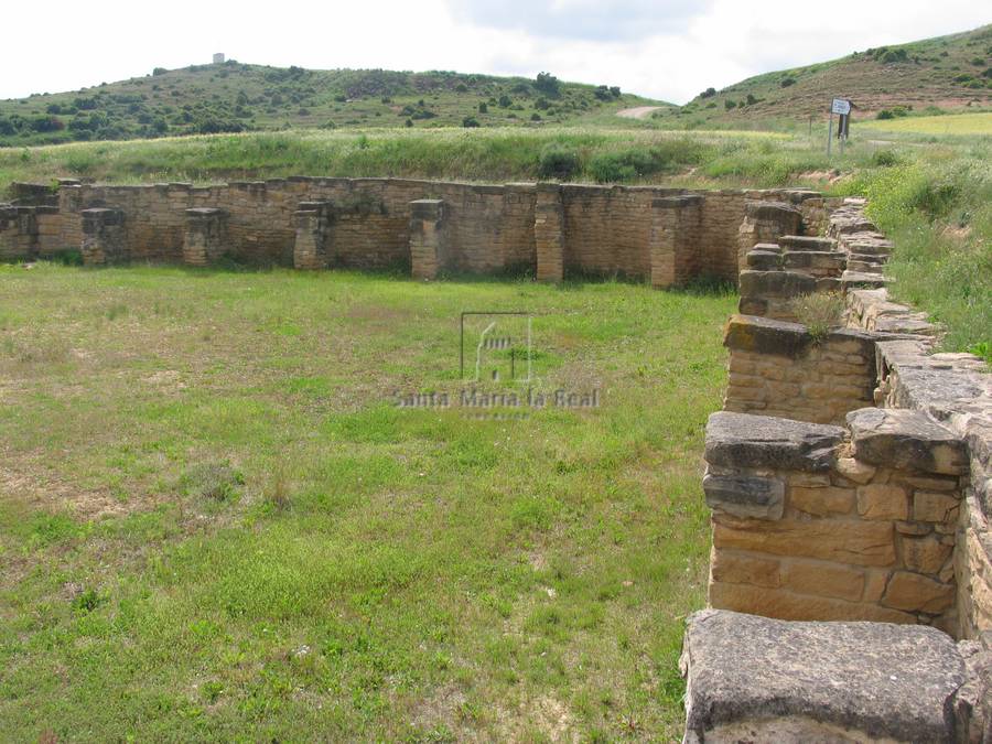 Restos del depósito de agua del poblado de Andelos