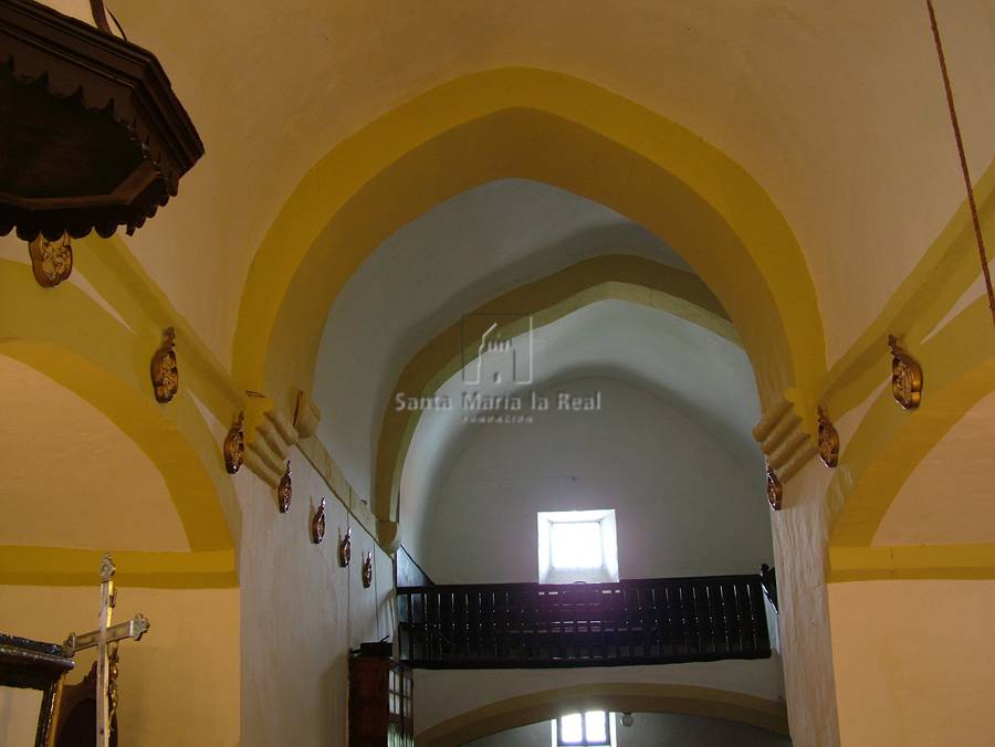 Detalle de la bóveda de la nave