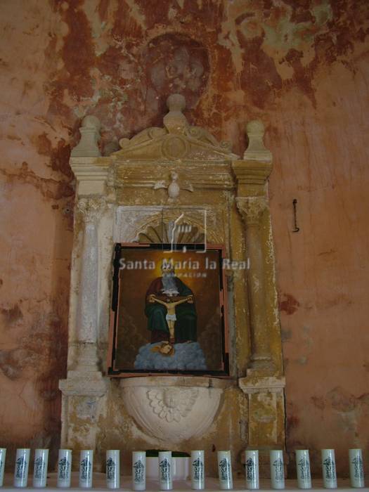 Detalles del altar y y del retablo