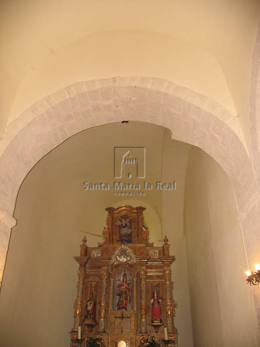 Detalle del interior del ábside