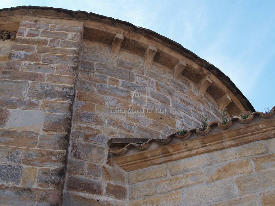 Exterior del lado norte del ábside