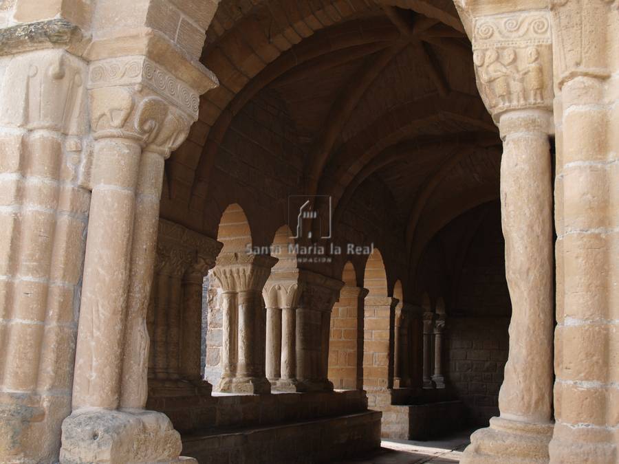 Vista interior del pórtico