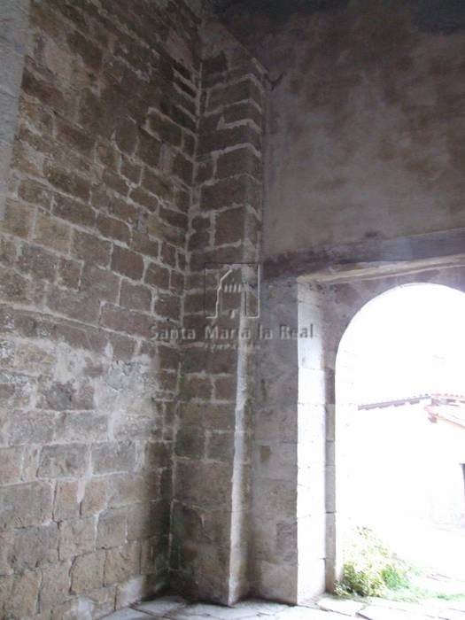 Vista interior desde el pórtico