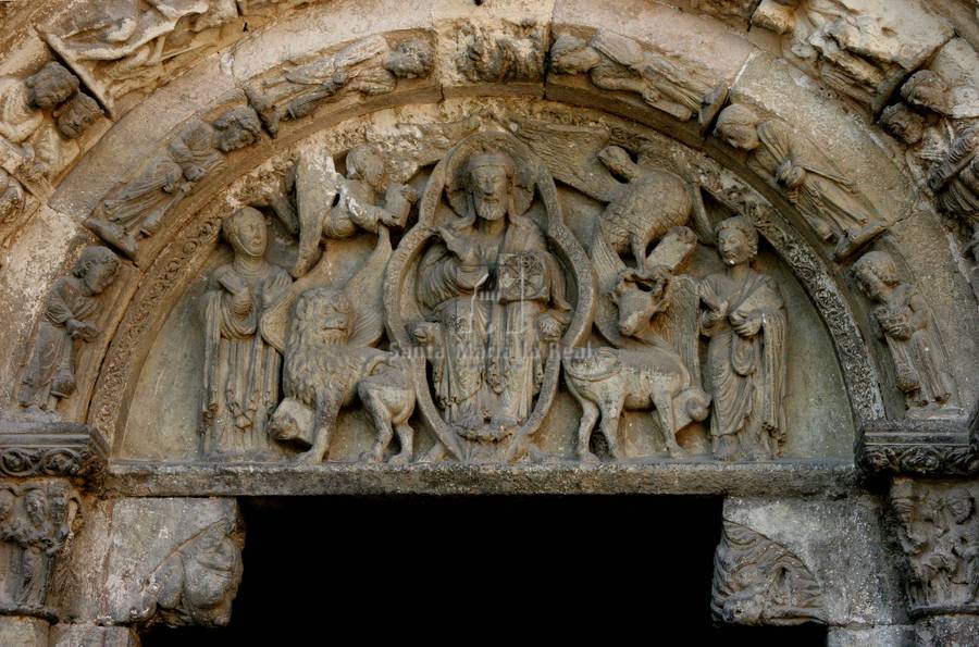 Tímpano de la portada norte
