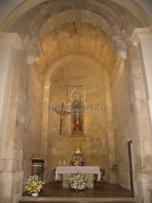 Vista interior del ábside