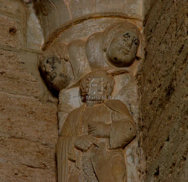 Detalle de tetramorfos.San Mateo