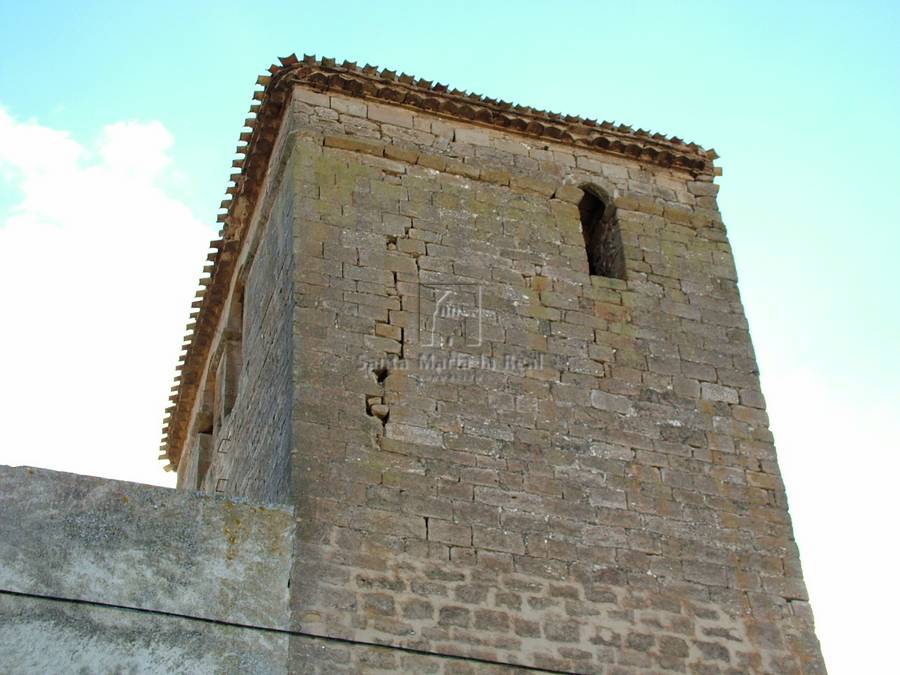 Vista exterior y detalladas de la torre desde el norte