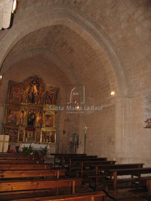 Vista interior del lado sur desde los pies
