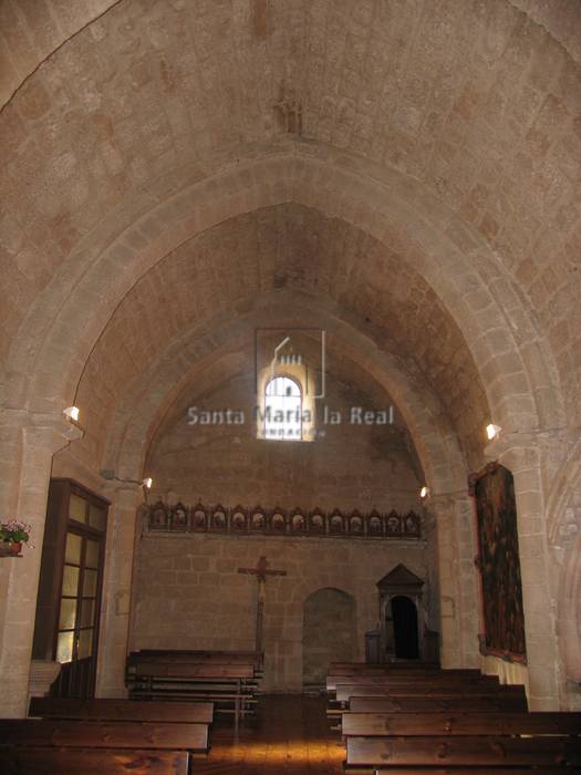 Vista interior desde la cabecera