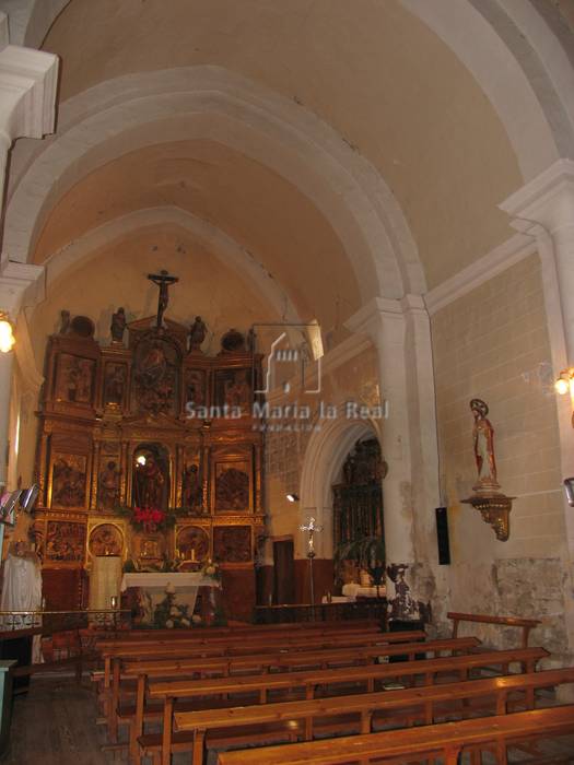 Vista interior desde los pies