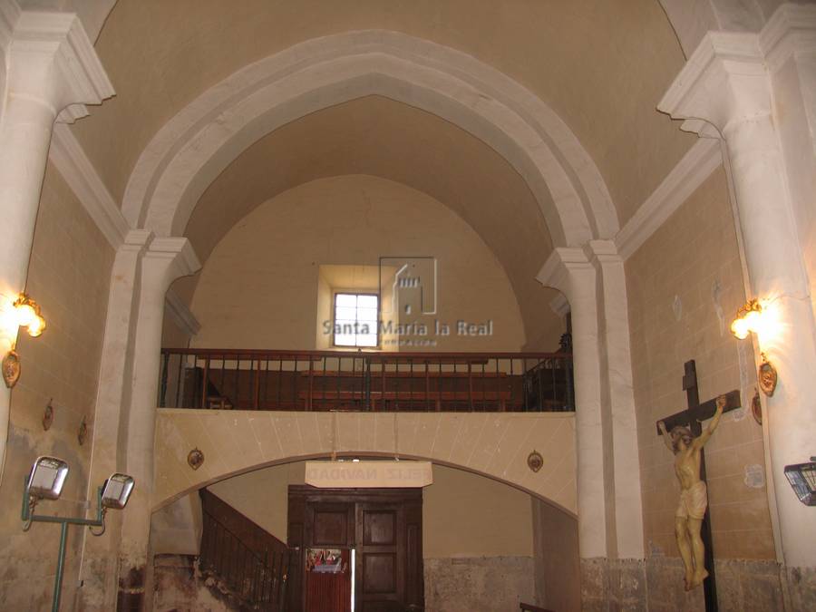 Vista interior desde la cabecera