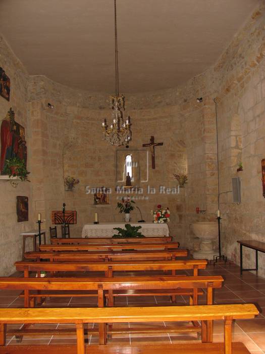 Vista interior desde los pies