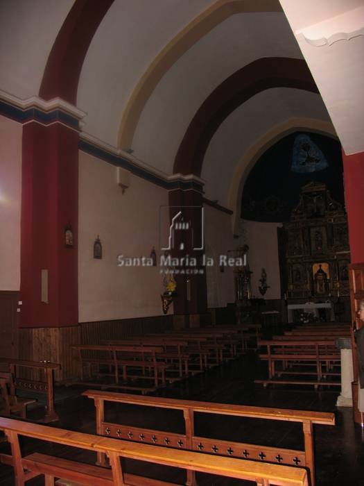 Vista interior desde los pies