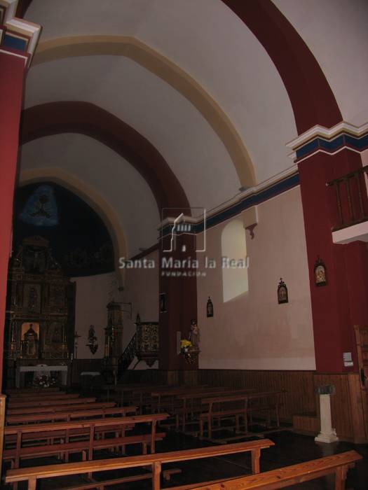 Vista interior desde los pies