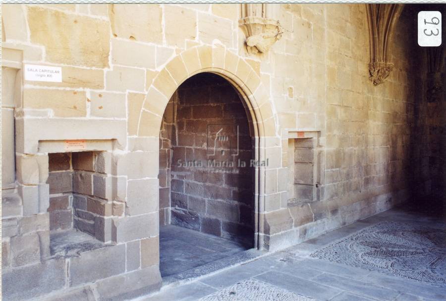 Interior del claustro del monasterio