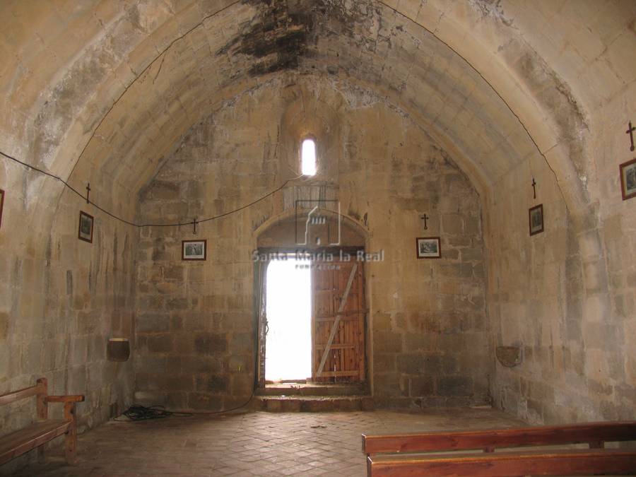 Vista interior desde la cabecera