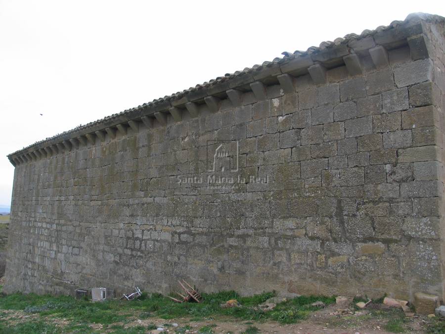 Vista exterior de la fachada norte