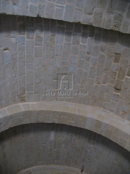 Detalle interior de la bóveda de la nave