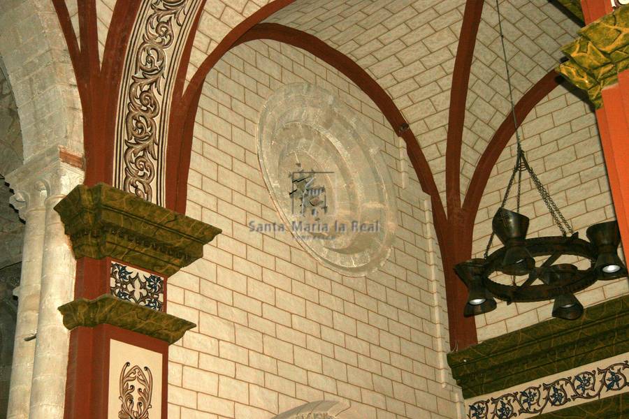 Detalle interior de la bóveda