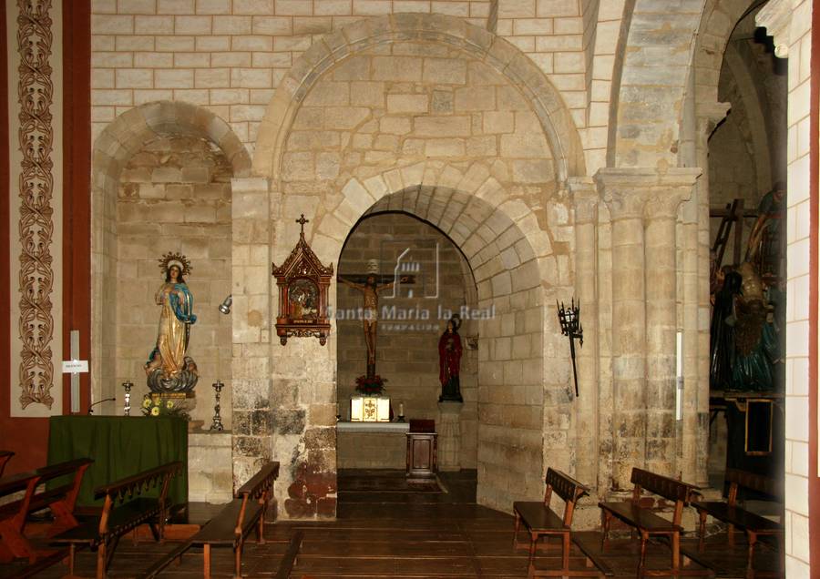 Detalle del interior de la nave