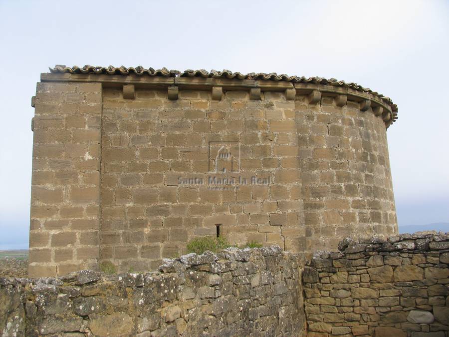 Vista exterior de la fachada norte