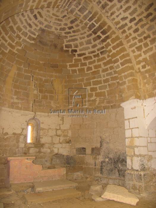 Vista interior del ábside