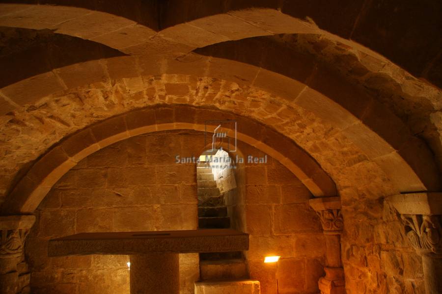 Vista interior de la cripta