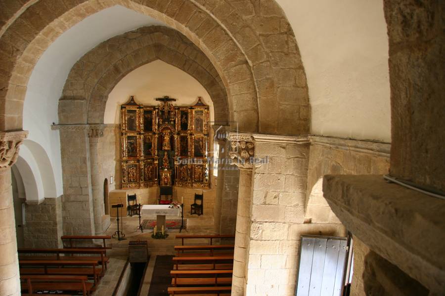 Vista interior desde el coro