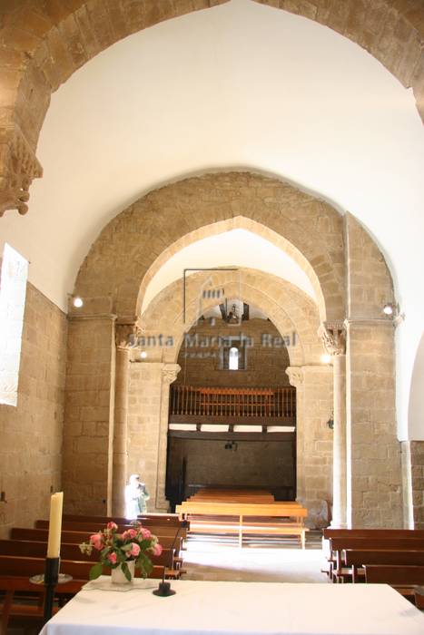 Vista interior desde la cabecera