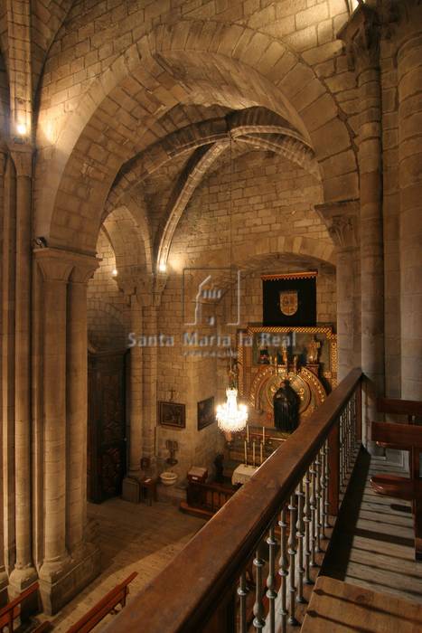 Detalle de la capilla del muro sur desde el coro