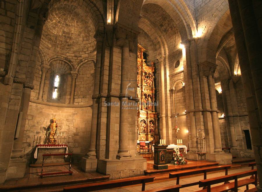 Detalle del interior de los ábsides