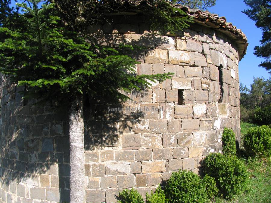 Vista exterior del ábside