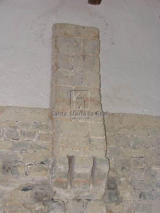 Detalle del arco fajón