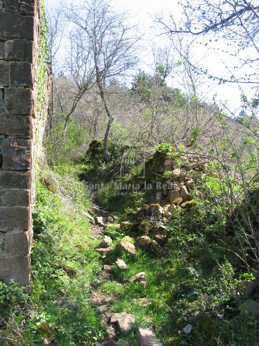 Detalle de los accesos y alrededores cercanos a la ermita