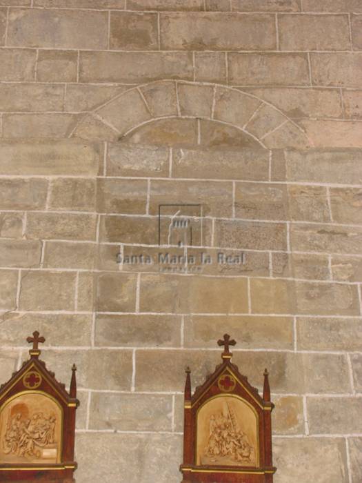 Detalle en el interior de la iglesia