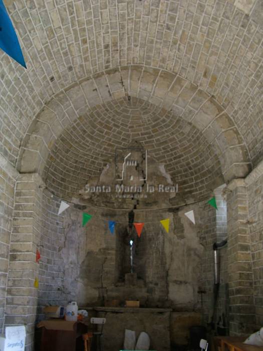 Vista interior del ábside