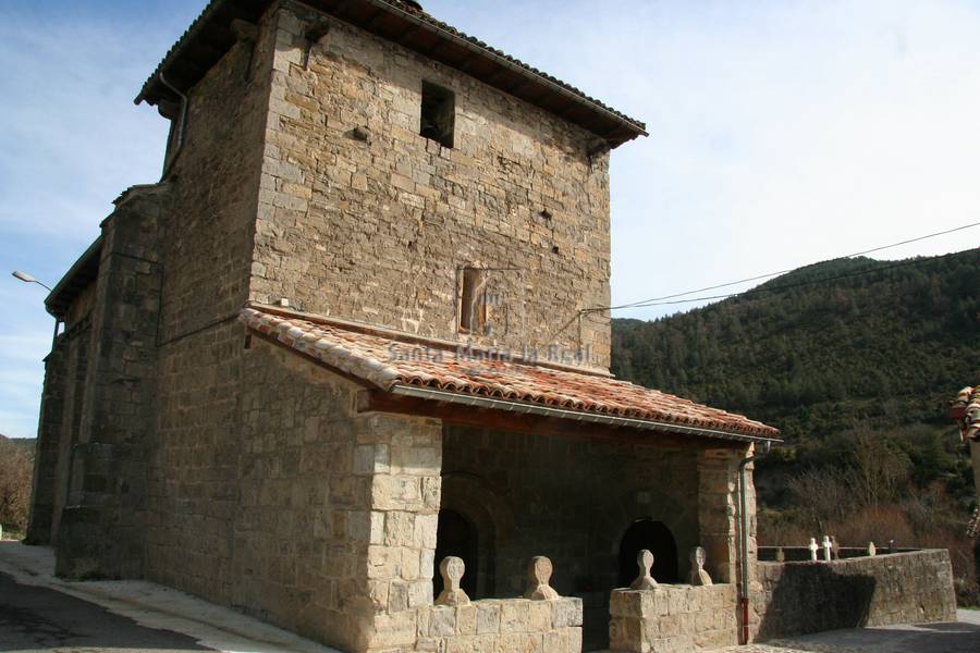 Vista exterior del lado norte