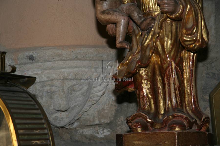Detalles de la bóveda de la sacristía