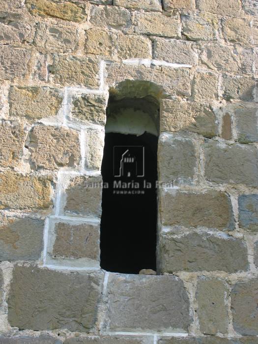 Detalle de la ventana de la fachada sur