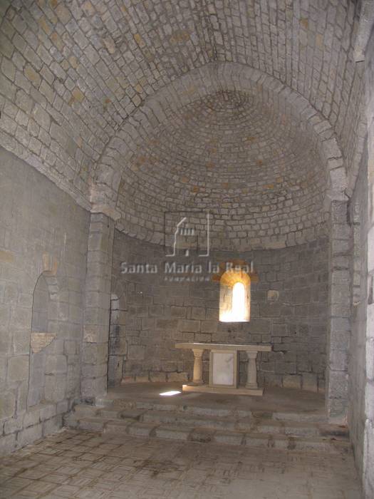 Vista interior desde los pies